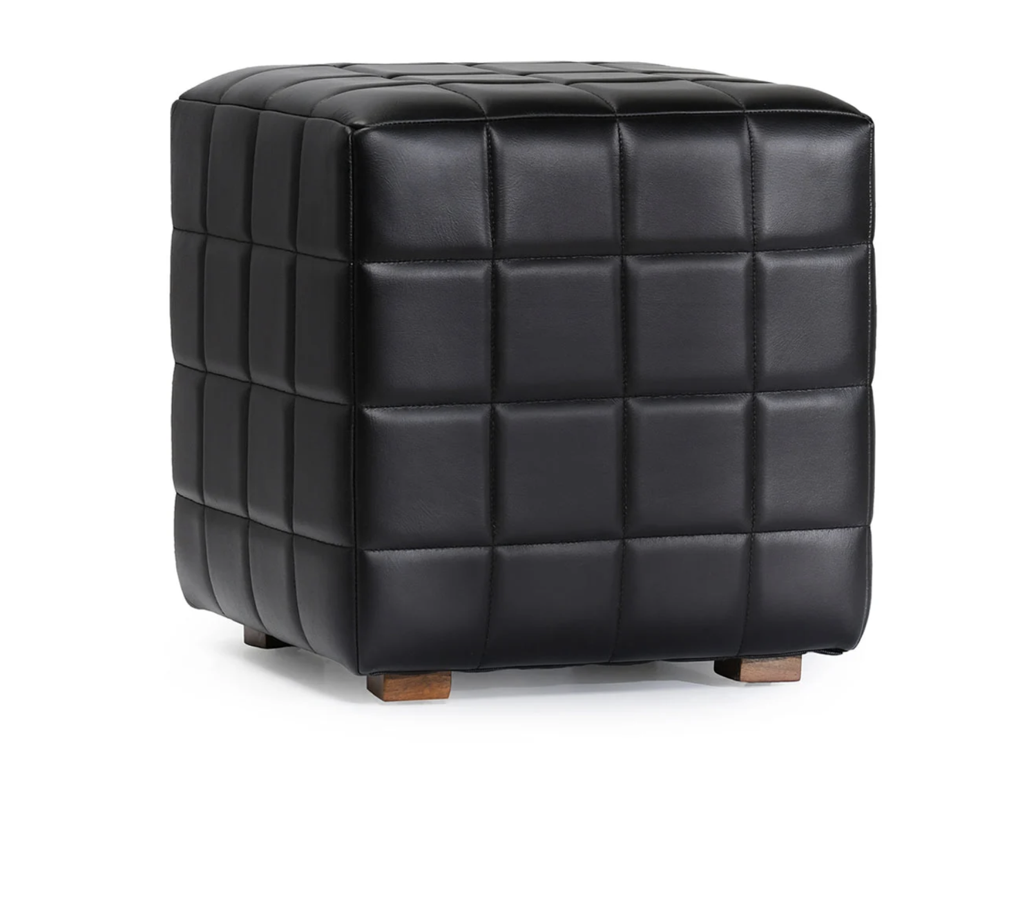 Jet Black Carlo Leather 18
